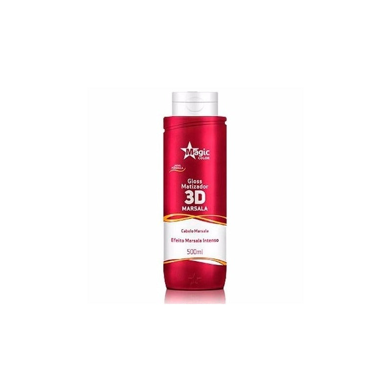 Gloss Matizador 3d Marsala - Magic Color 500ml