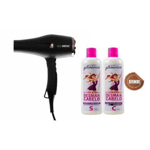 Secador De Cabelo Vortex 110v Mq Hair + Brinde