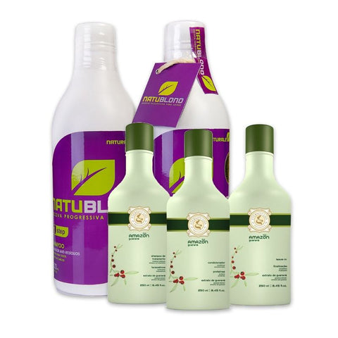 Progressiva Naturale / Natublond 2x500ml + Kit Pós 3x250ml