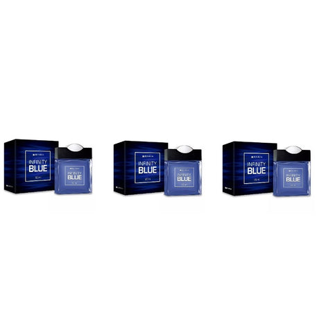 Kit Infinity Blue Deo Colônia Phytoderm De 3x95ml