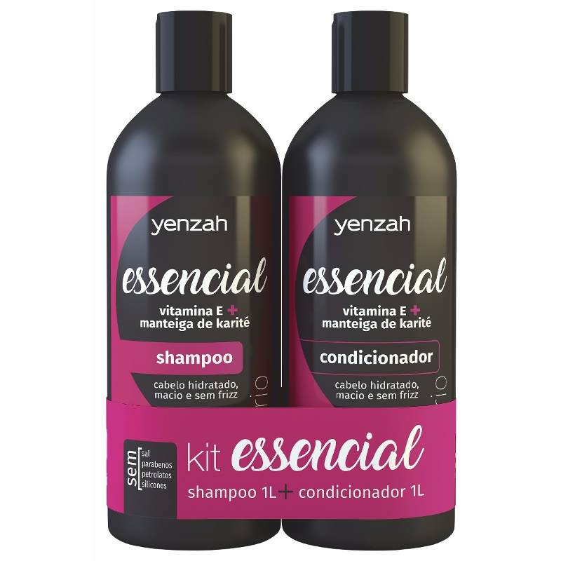 Yenzah Essencial Kit Shampoo E Condicionador 2x1l