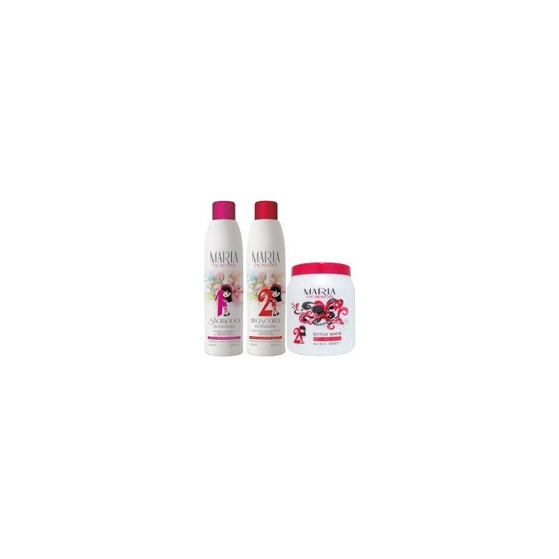 Maria Escandalosa Kit Escova Progressiva + Bbtox White 1kg