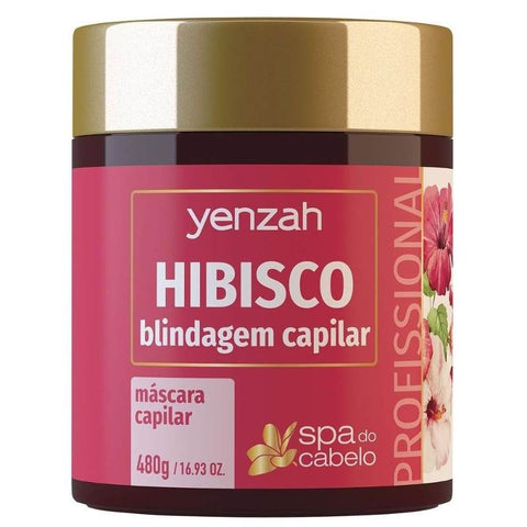 Yenzah Spa Do Cabelo Máscara Hibisco Blindagem Capilar 480g