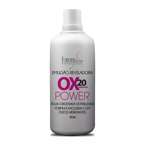 Ox 20 Volumes 80ml Agua Oxigenada Descolorante Forever Liss