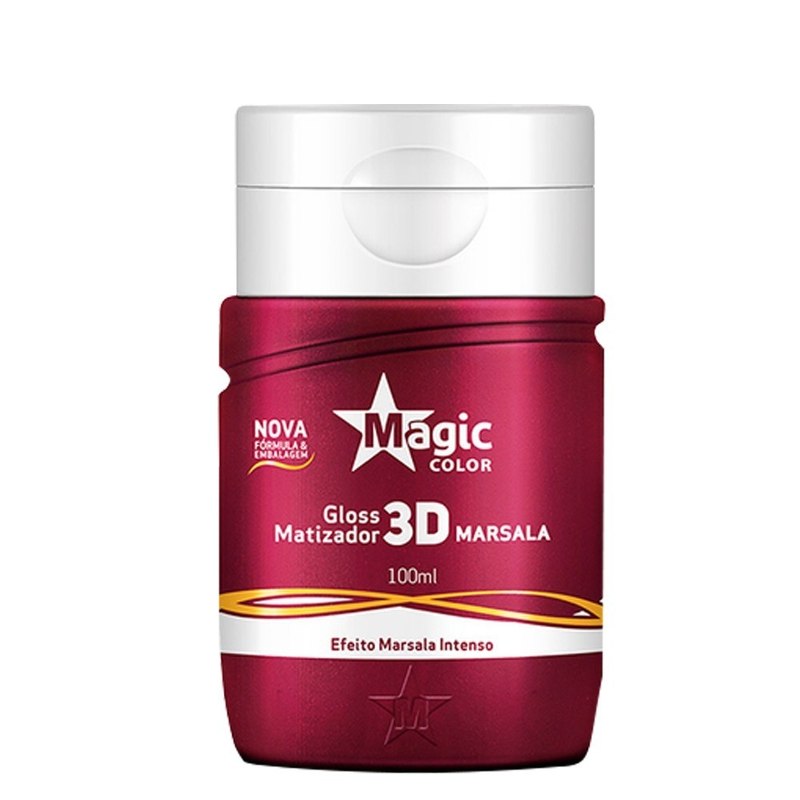 Magic Color 100m - Gloss Matizador Marsala 3d