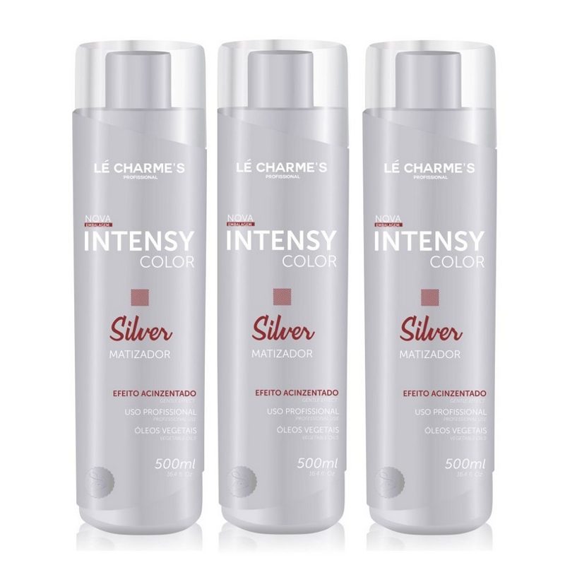 Kit Intensy Color Silver 500ml 3 Unidades