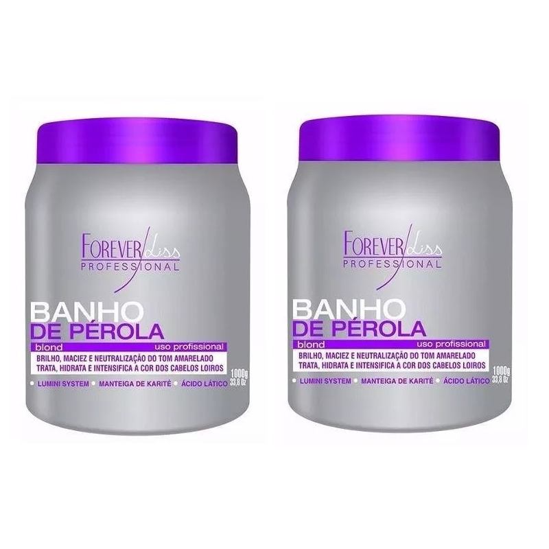 Kit Com 02 Banhos De Pérola De 1 Kg-forever Liss