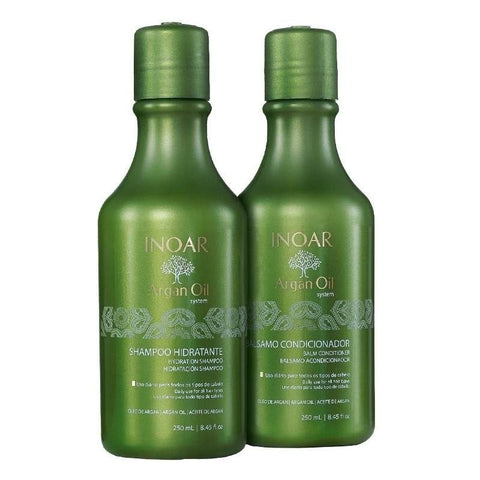 Inoar Kit Duo Argan Oil Shampoo 250ml Condicionador 250ml