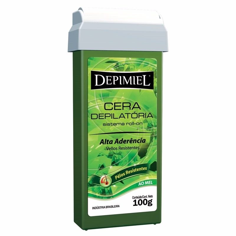 Kit Com 25 Ceras Depilatória Roll On De 100g Alta Aderência