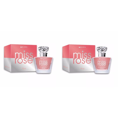 Kit Miss Rose Deo Colônia 2x75ml Phytoderm