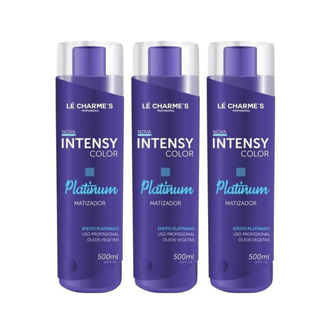 Kit Intensy Color Platinum 500ml 3 Unidades