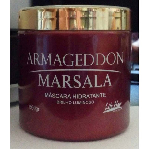 Máscara Matizadora Armagedon Marsala 500gr Life Hair