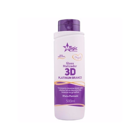 Magic Color 3d Matiza Platinum Branco 500ml