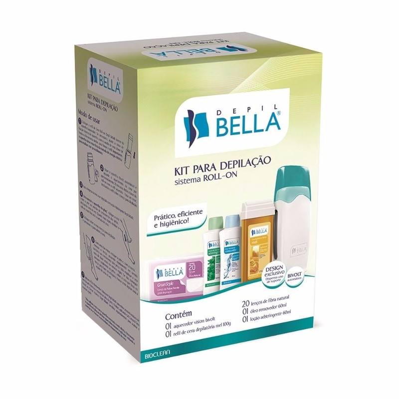 Kit Completo Para Depilação Sistema Roll-on Depil Bella