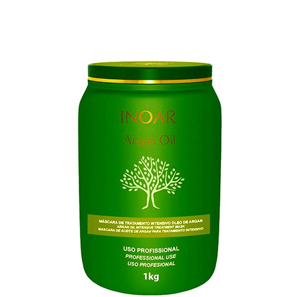 Inoar Argan Oil Máscara Capilar De Hidratação Profunda 1kg