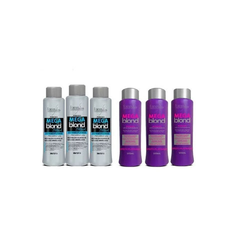 Kit=03 Mega Blond Roxo+03 Mega Blond Black-forever Liss