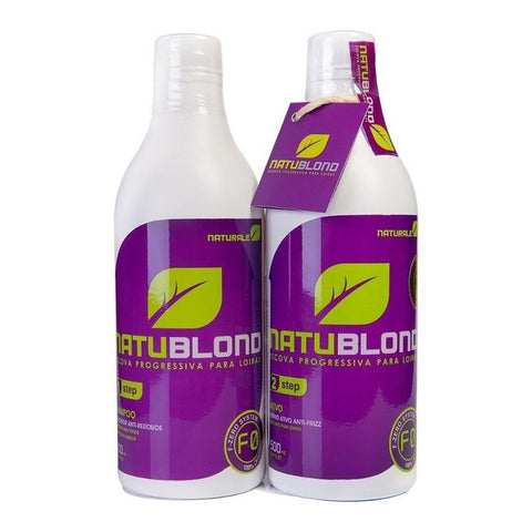 Progressiva Natublond Naturale Para Loiras 2x500ml + Brinde