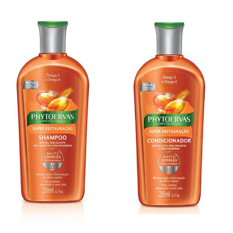 Kit Shampoo + Condicionador Super Restauração Da Phytoervas