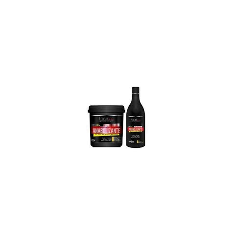 Kit Anabolizante Shampoo 300ml +máscara 250g Forever Liss