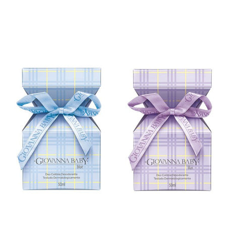 Kit Deo Colônia Giovanna Baby Blue E Lilac De 50ml Cada Uma