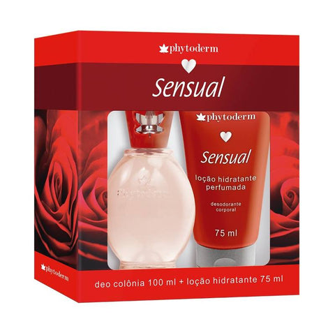 Kit Sensual Colônia 100ml & Loção Hidratante 75ml Phytoderm