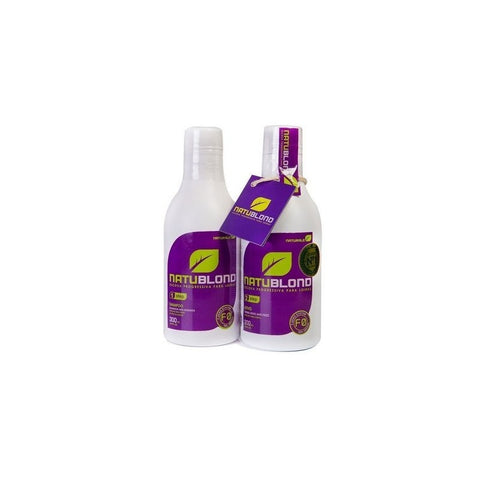 Progressiva Natublond Naturale Para Loiras 2x300ml + Brinde