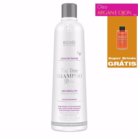 Richée Shampoo Alisante The True Liso Absoluto + Brinde