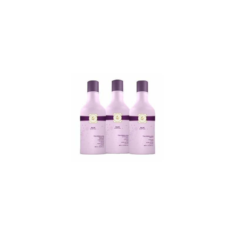 Kit Pós Progressiva Eternity Liss Açaí 3x250ml