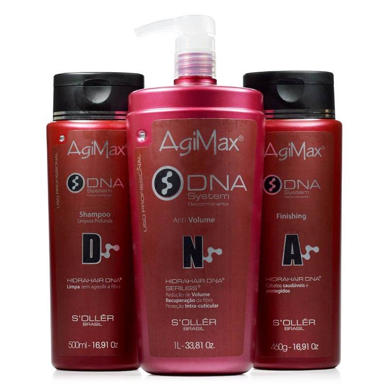 Kit Tratamento Progressiva Agi Max Dna System + Brinde