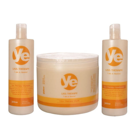 Kit Yellow  Liss Therapy Shampoo + Condicionador + Máscara