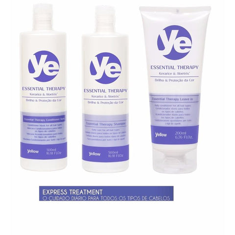 Yellow Essential Therapy Shampoo, Condicionador E Leave In