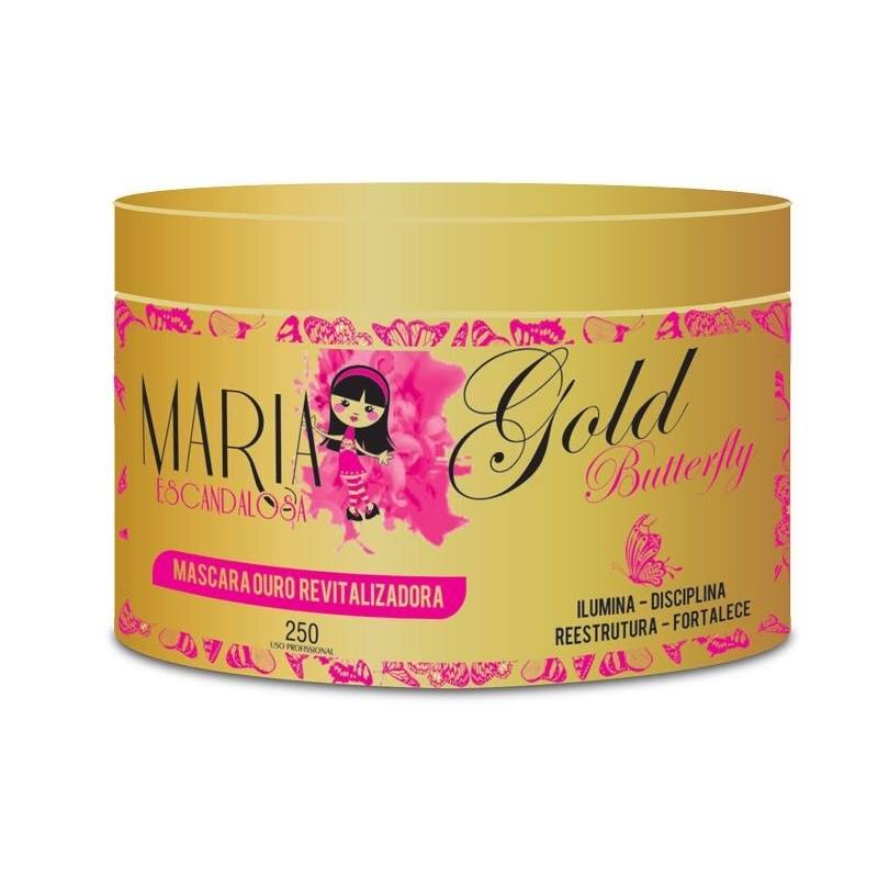 Maria Escandalosa Gold Butterfly Máscara Revitalizadora 150g